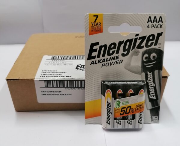 Energizer Alkaline Power (lR03)Αλκαλικές Μπαταρίες AAA 1.5V 4τμχ